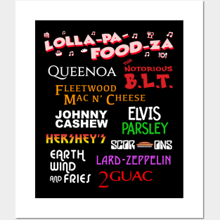 LOLLA-PA-FOOD-ZA Posters and Art